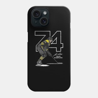 jake debrusk outline Phone Case