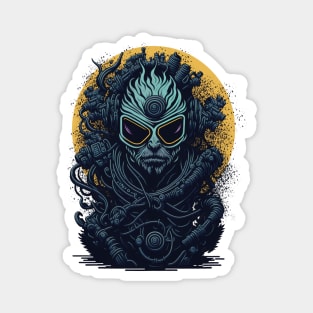 Biomechanical Alien Cyborg Magnet