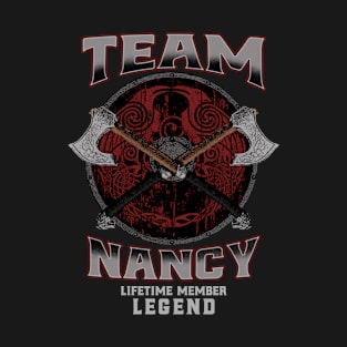 Nancy Name - Lifetime Member Legend - Viking T-Shirt