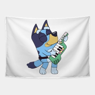 Bluey dancing piano music bluey Tapestry