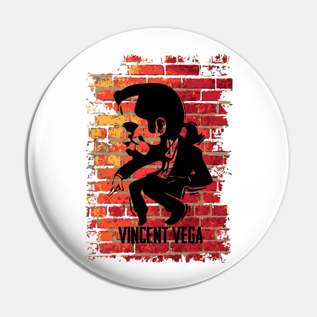 Pulp Fiction - Vincent Vega Pin by CAUTODIPELO