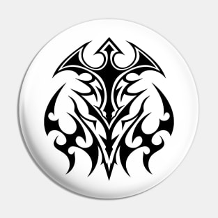 CUSTOM SYM.TRIBAL STYLE DESIGN #1-BLACK-10-29-22 Pin