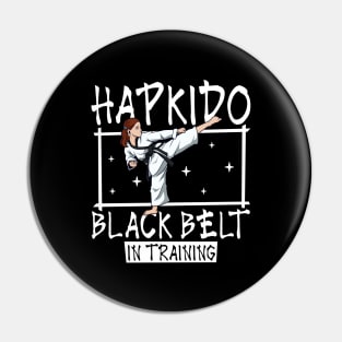 Black belt in training - Hapkido Pin