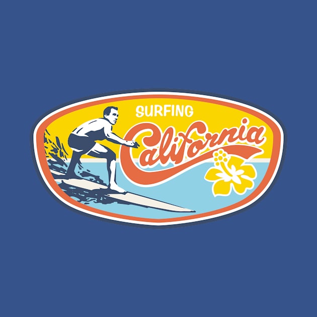 Surfing California Waves riders by Wintrly