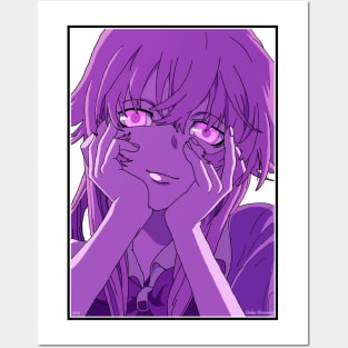 Gasai Yuno Mirai Nikki  Art Board Print for Sale by nAslan21