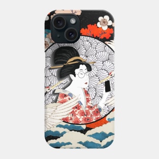 Smartphone new life Japanese traditional woman Phone Case