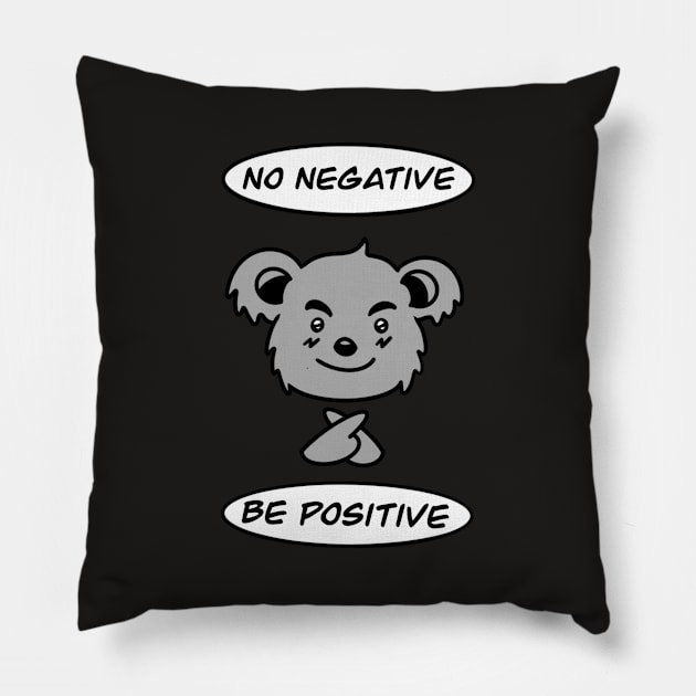 Kawaii little cartoon koala Pillow by Andrew Hau