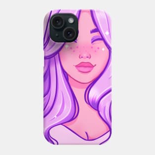 Purple E-girl Phone Case