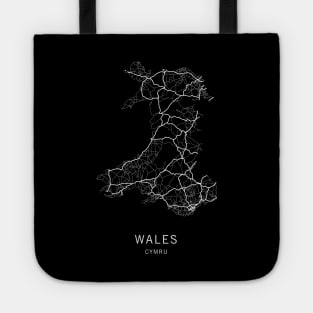 Wales Road Map Tote