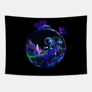 Alien Garden Tapestry