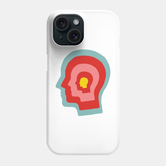 head folk musician Phone Case by The Driving Vision Podcast