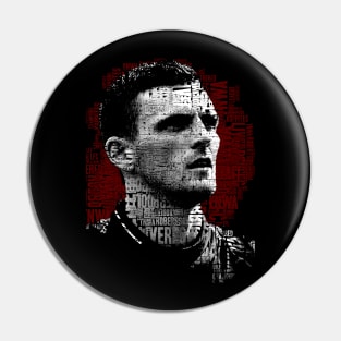 Andy Robertson text art Pin