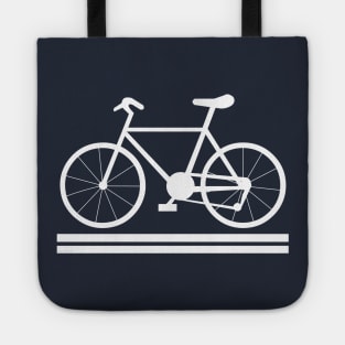 Bicycle Lines White Tote