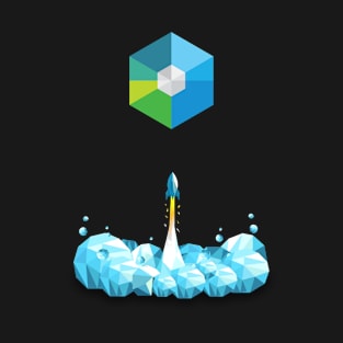 RaiBlocks to the Moon T-Shirt XRB Crypto Currency Tee T-Shirt