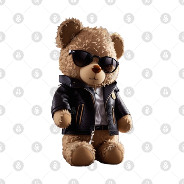 Rockstar Bear by CreativeTees23