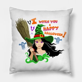 Halloween and the witch Pillow