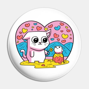 CatSoki Valentine Love Pin