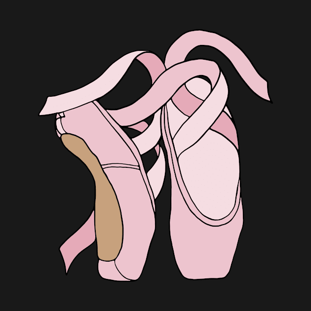 Ballet Pointe Shoes by murialbezanson