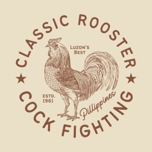 Classic Rooster Cock Fighting (Philippines) T-Shirt