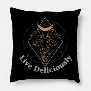 Live Deliciously Pillow