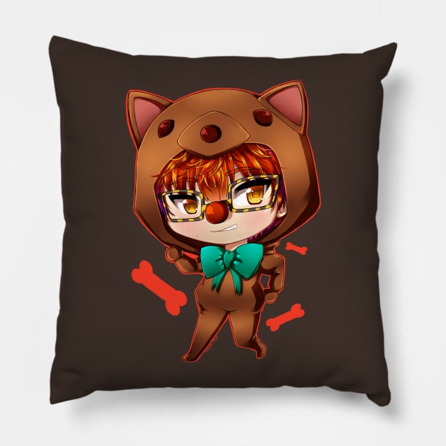 Mystic Messenger: 707 Christmas vers. Pillow by KoyukiMori