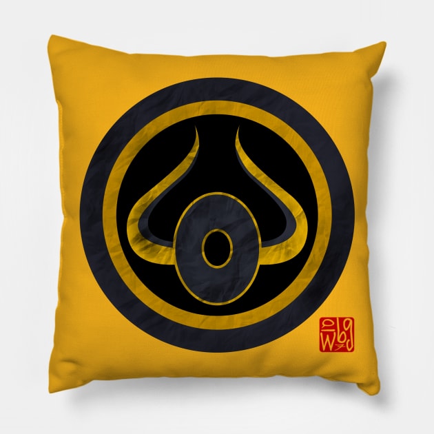 Buffalo Kamon Pillow by BennySensei