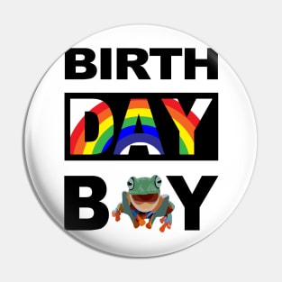 Birth Day Boy Pin