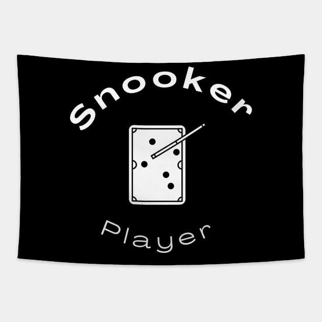 I'm a  snooker player Tapestry by jachu23_pl