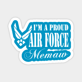 Best Gift for Grandmother - I am a Proud Air Force Memaw Magnet