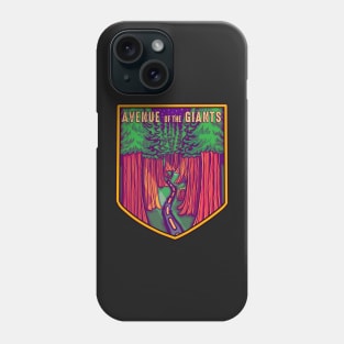 Avenue of the Giants Badge Phone Case