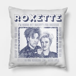 Roxette // 80s Faded Styled Original Fan Design Pillow