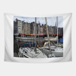 Honfleur France harbor Tapestry