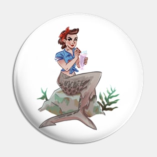 Rockabilly Mermaid Pin