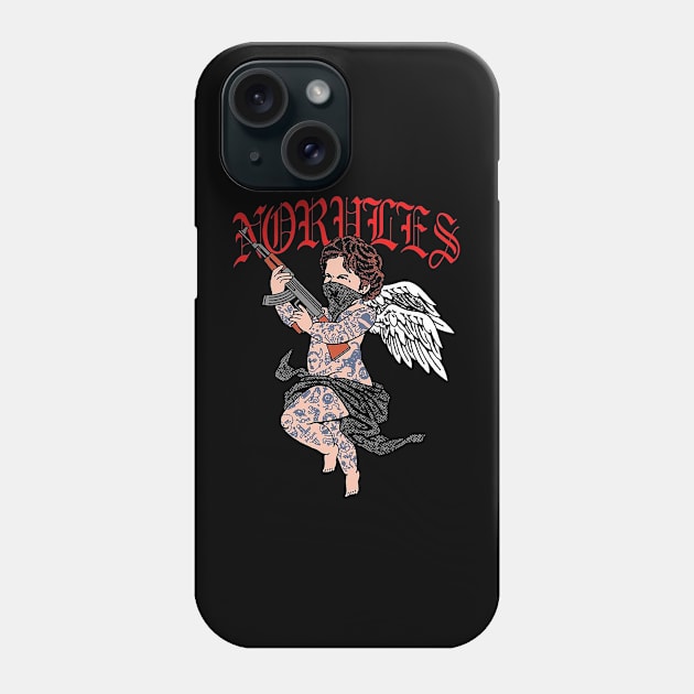 NO RULES Phone Case by OlyGhenDan