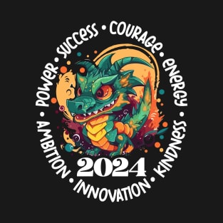 Chinese New Year Tshirt Gift, Dragon Shirt, 2024 New Year, Year of the Dragon, Lunar New Year, CNY 2024, Vietnamese New Year, Tet 2024 T-Shirt