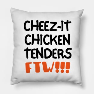 Cheez-it chicken tenders for the win! Pillow