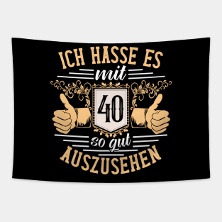 40 Geburtstag Lustige Sprueche Tapestries Teepublic