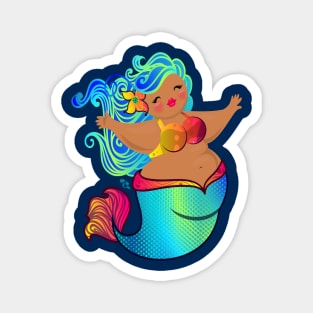 Chubby Mermaid Magnet