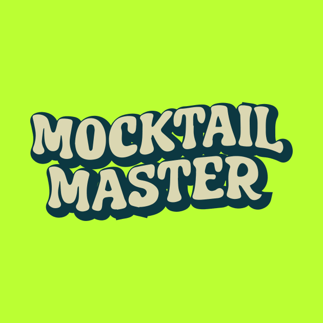 Mocktail Bar Bartender Recipes Mocktail Master by A Floral Letter Capital letter A | Monogram, Sticker