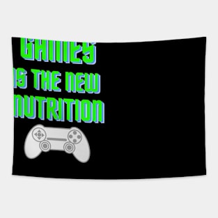 Gamer Nutrition Facts Tapestry