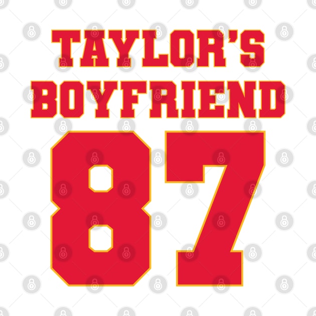 Taylor's Boyfriend Travis Kelce 87 by GraciafyShine