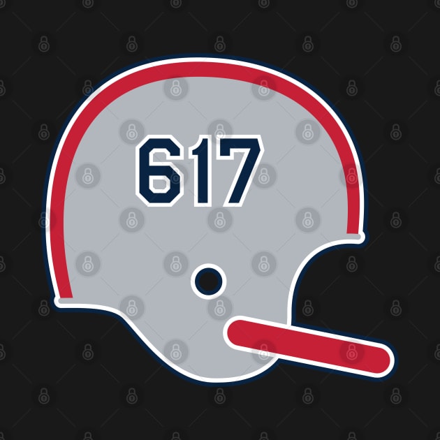 New England Patriots 617 Helmet by Rad Love