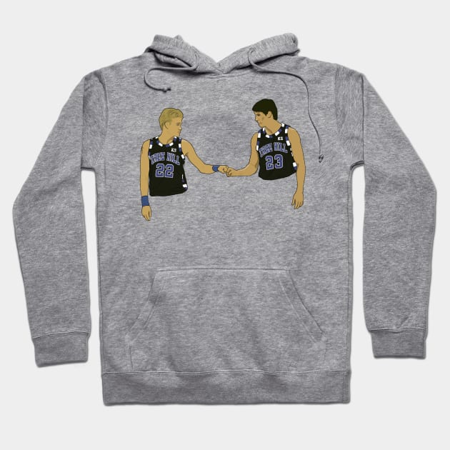 Lucas Scott Basketball Jersey Style Hoodie or Tee Tree Hill 