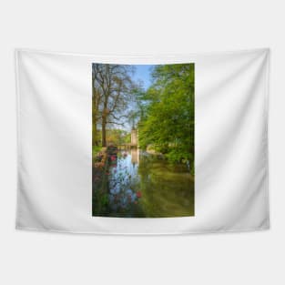 Tranquility at Chateau D'Azay-Le-Rideau Tapestry