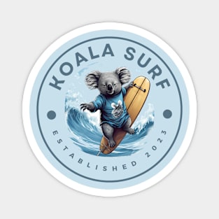 Koala Surf Funny Cute Design Magnet