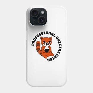 Red Panda Onigiri Eater Phone Case