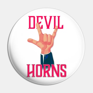 Devil Horns Pin