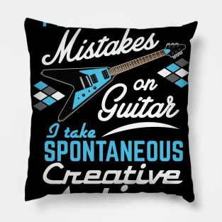 Vintage Rock-n-Roll Guitar - Spontaneous Action Pillow