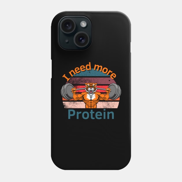 Protein Tiger Phone Case by Statement-Designs