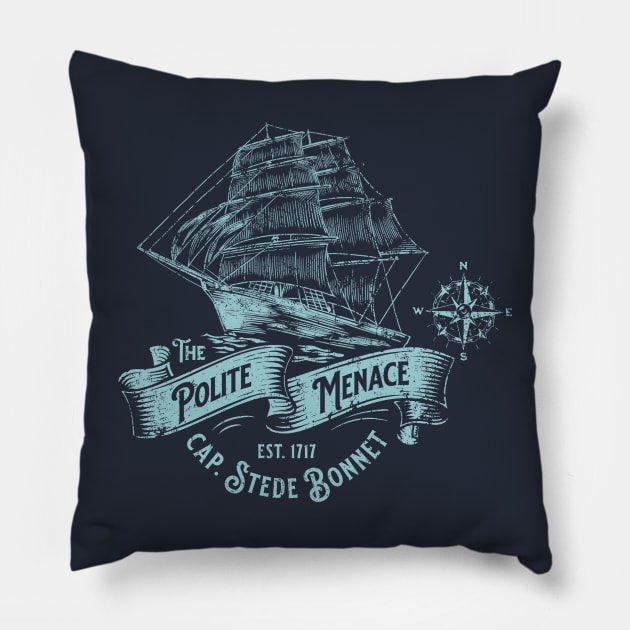 The Polite Menace Pillow by sticks and bones vintage